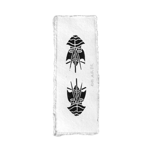 Lesezeichen mit Krabbenkutter