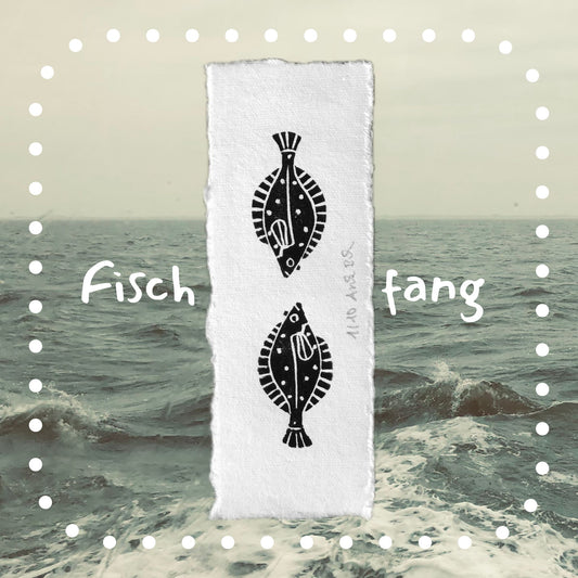 Lesezeichen mit Fischmotiv